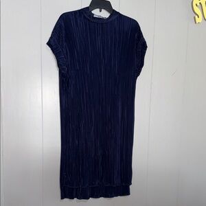 Cotton Emporium Midnight Blue Midi Dress
